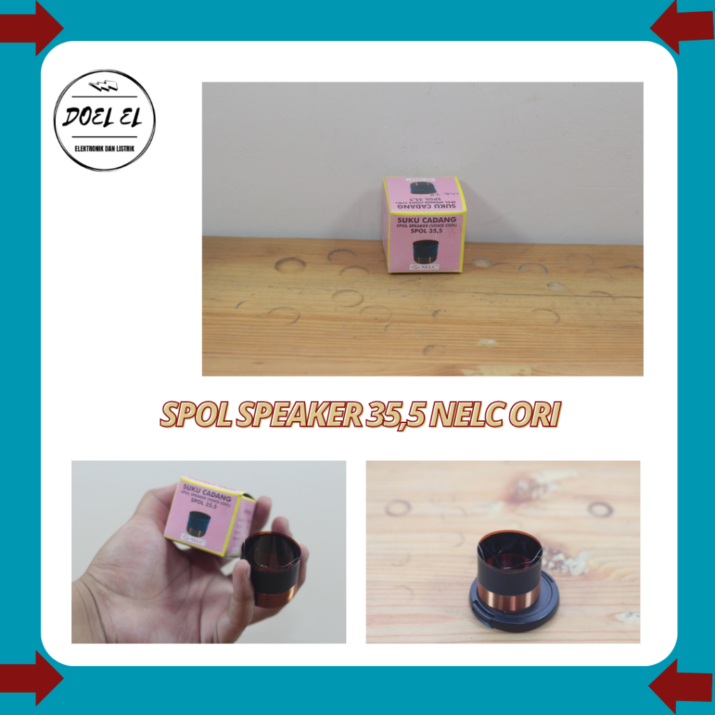 SPUL SPEAKER 35,5 NELC / SPOL 35,5 BOBIN KAPTON ORIGINAL NELC