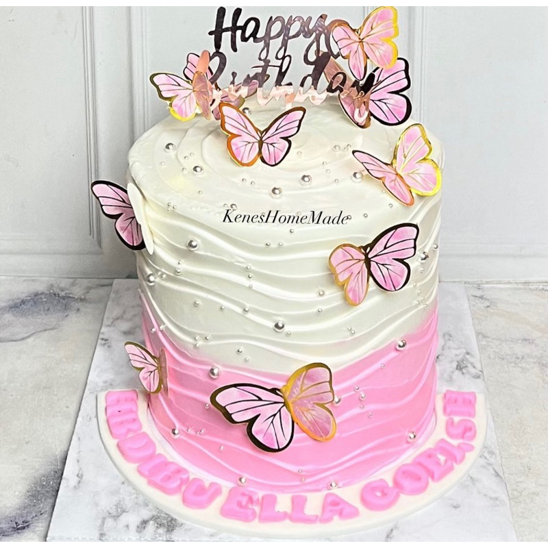 

Kue Ulang Tahun Custom / Cake Kupu - Kupu
