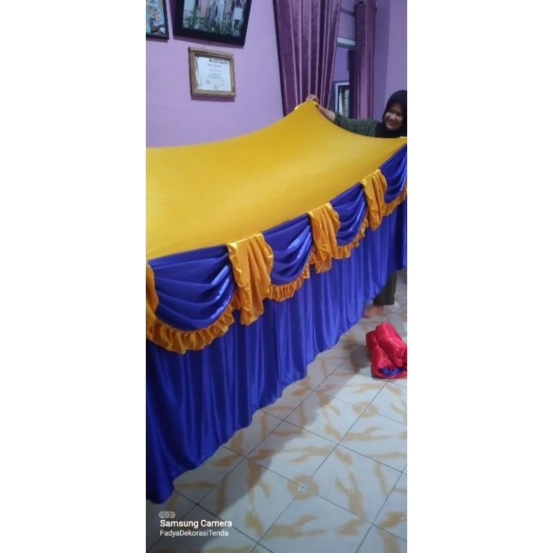cover meja size 150 x 70 x80