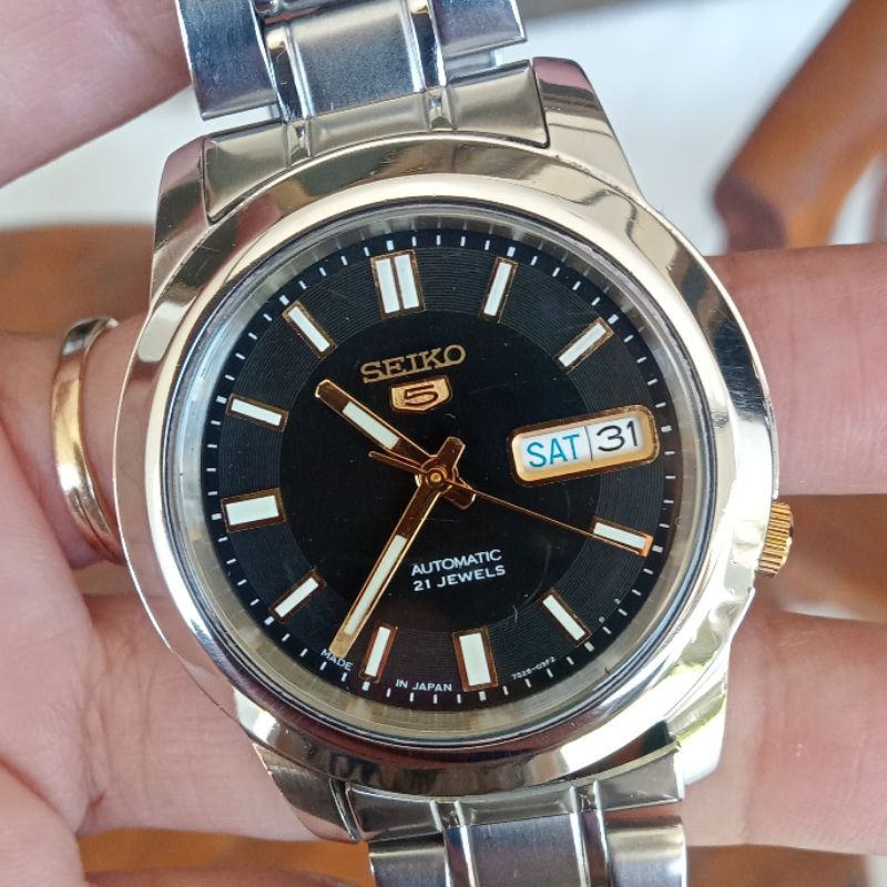 Seiko5 Automatic SNKK17K1 Black Dial Cal 7s26-02W0
