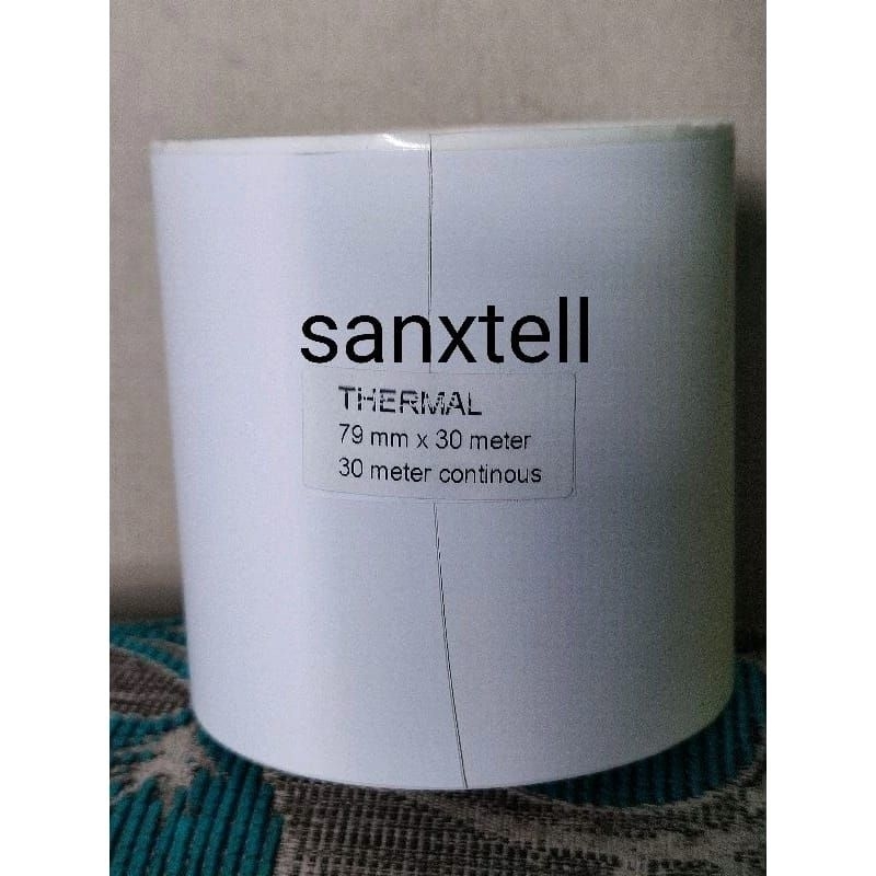 

Stiker Thermal 80mm x 30 meter/Label Sticker Barcode 80x30meter/Xprinter 360b/Stiker Resi Pengiriman/Printer Kassen/Sticker Direck Thermal 78mm x 30 meter/Label Pengiriman