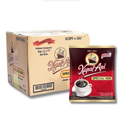 

1 Dus Kopi Kapal Api Spesial Mix Kopi Gula Isi 12 Rcg - 120 Pcs