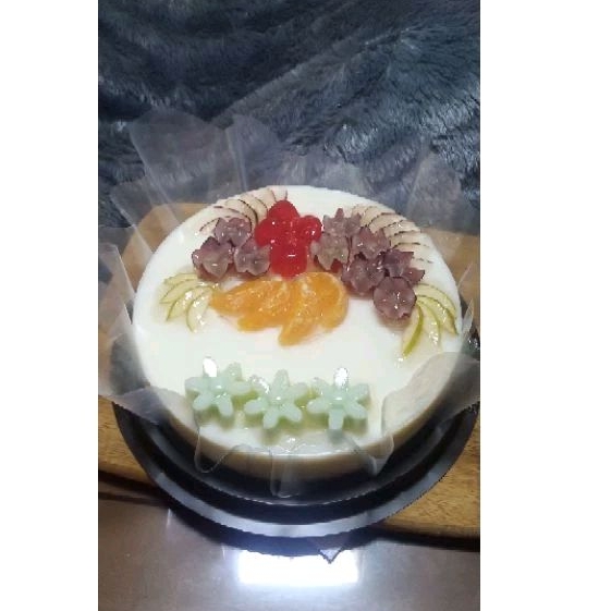Puding Tart Ulang Tahun Anniversary 20cm