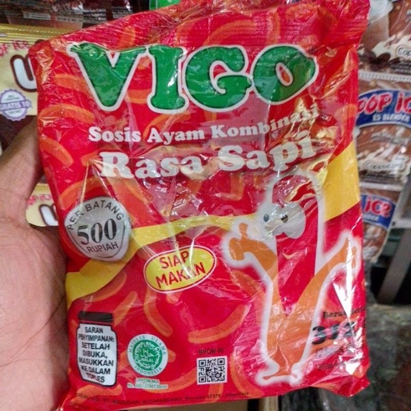 

Vigo Sosis Ayam Kombinasi Rasa Sapi