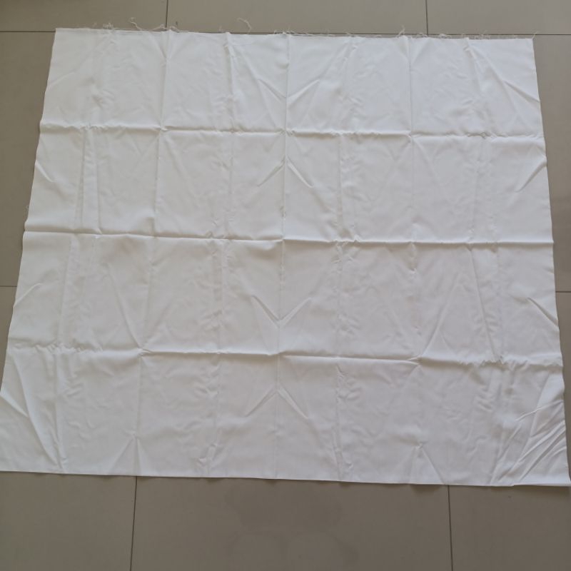 Kain putih kain alas foto kain saring kain taplak meja 110x200