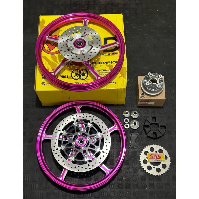 velg vnd dobel disk pnp ninja cbr klx crf sonic satria2t supra gtr
