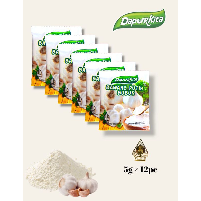 

DapurKita Bawang Putih Bubuk 3,5 gr 1 renceng 12pcs