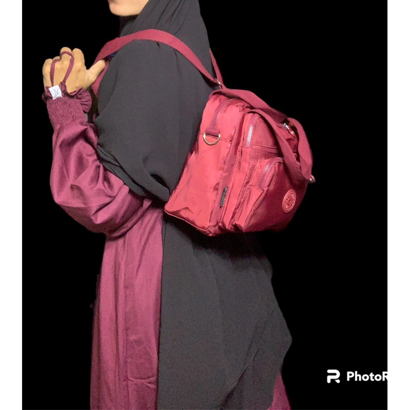 Ransel 3in1/2in1 Kipl*ng 3058 Kanvas/ 7049Parasut