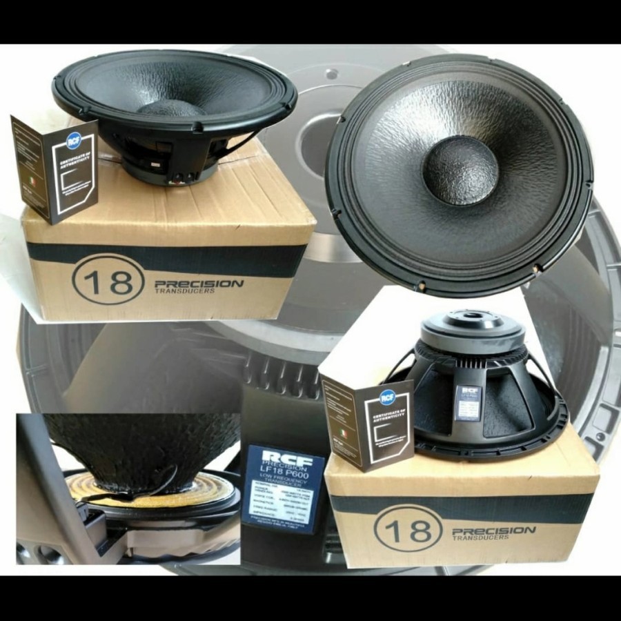 Speaker komponen RCF LF18P600 Woofer rcf lf 18p600 18in voice coil 4
