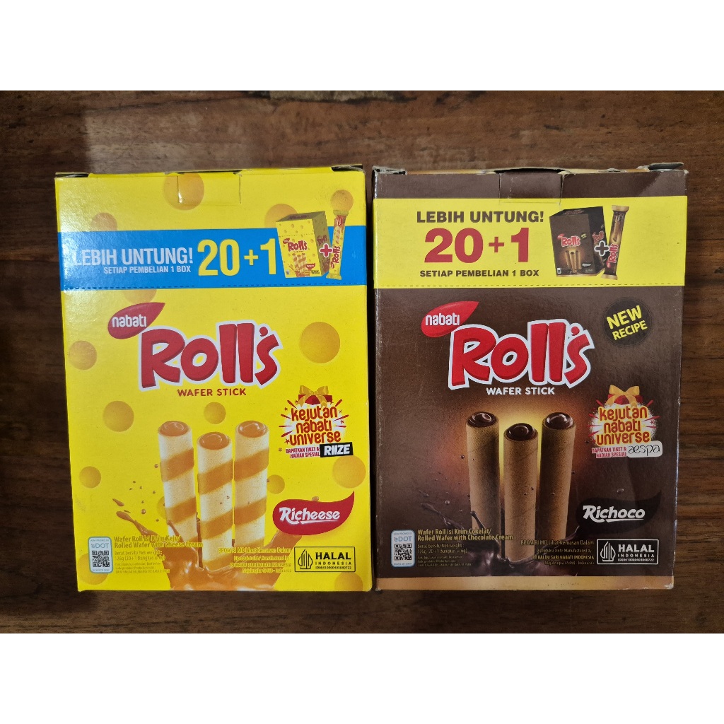 

NABATI ROLLS ISI 20 PCS @6GR