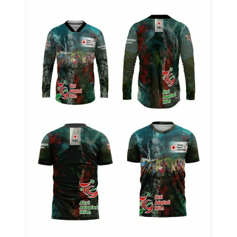 Kaos Jersey Hari Ulang Tahun PMI ke 79 tahun 2024 Jersey PMI lapangan Terbaru Hits 2024