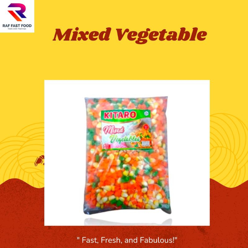 

Mix Vegetables Frozen Sayuran Beku Kitaro 500 Gr