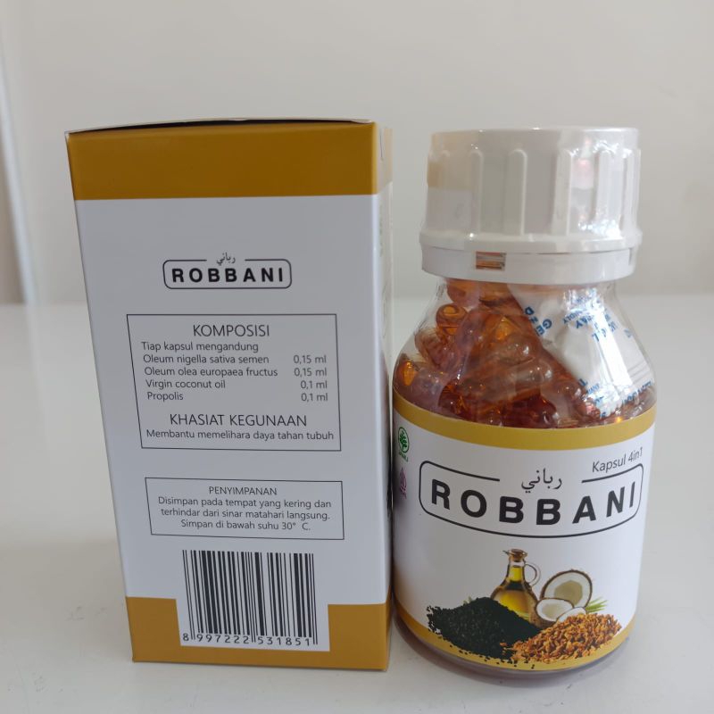KAPSUL ROBBANI 4IN 1 200 KAPSUL