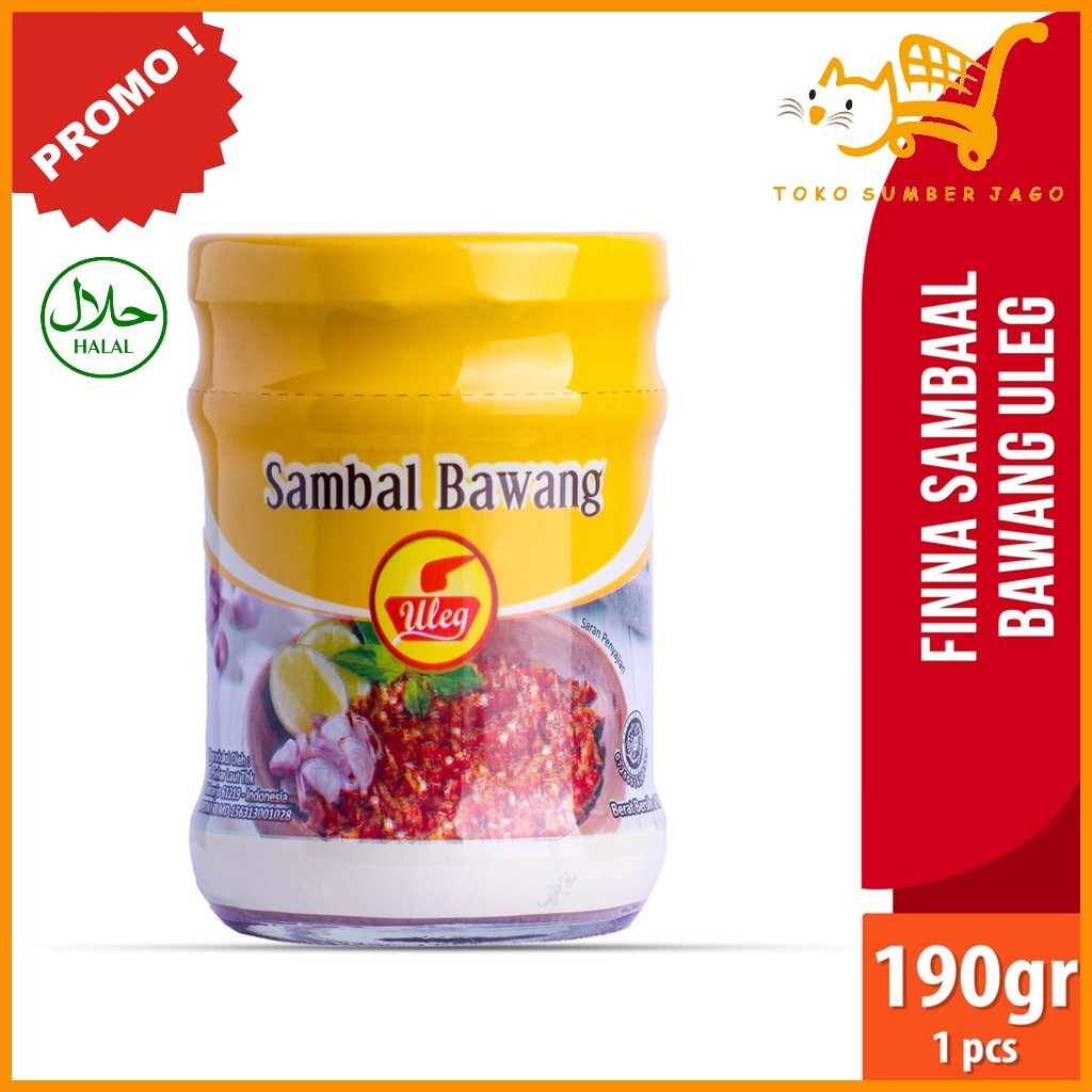 

Finna Sambal Uleg Bawang 190gr (Jar)