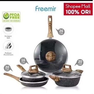 Freemir Panci Granit 7 Set