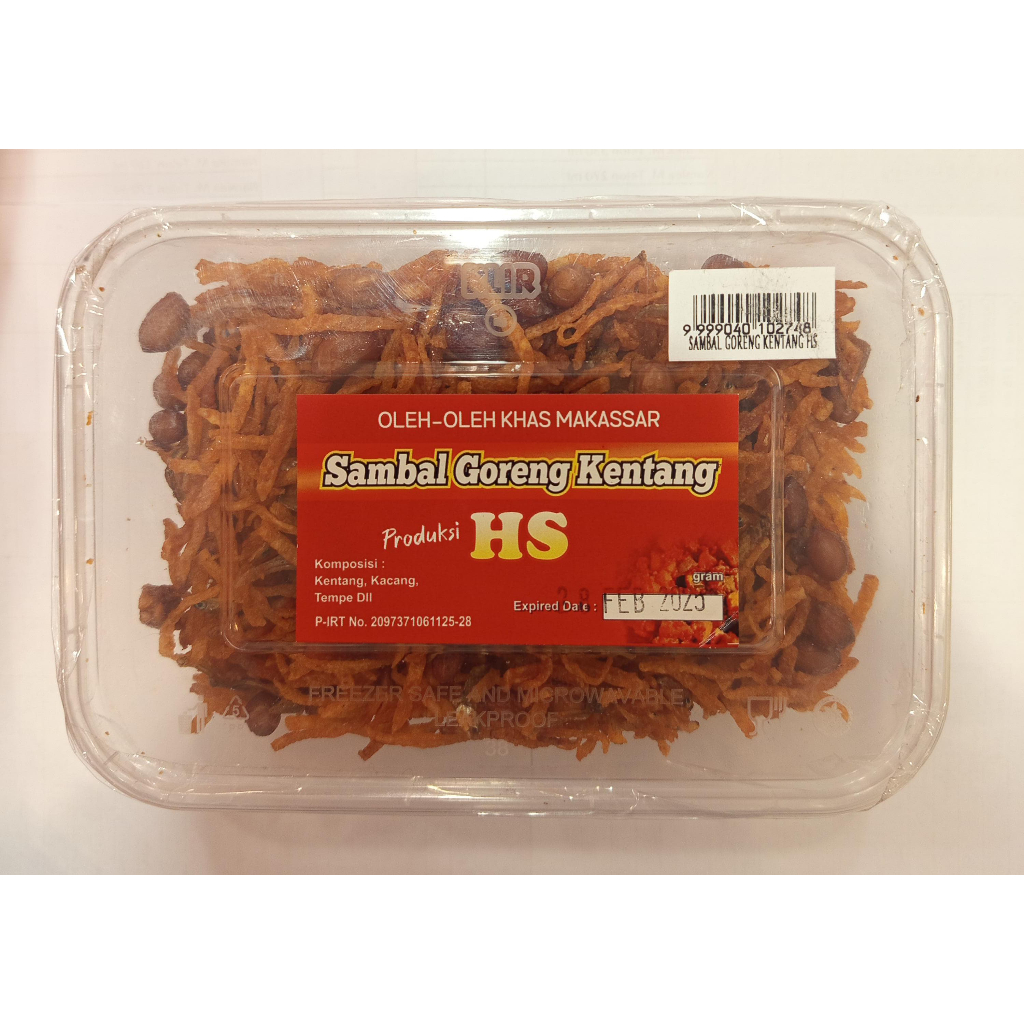 

Sambal goreng kentang HS oleh oleh khas makassar 400gr