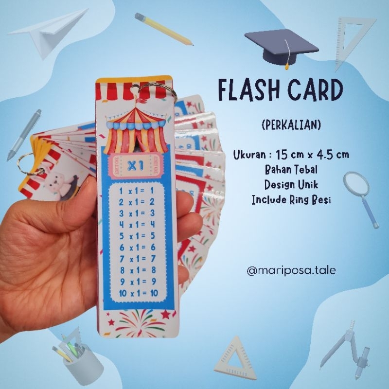 

Flash Card Tabel Matematika Perkalian Pembagian Penjumlahan Pengurangan