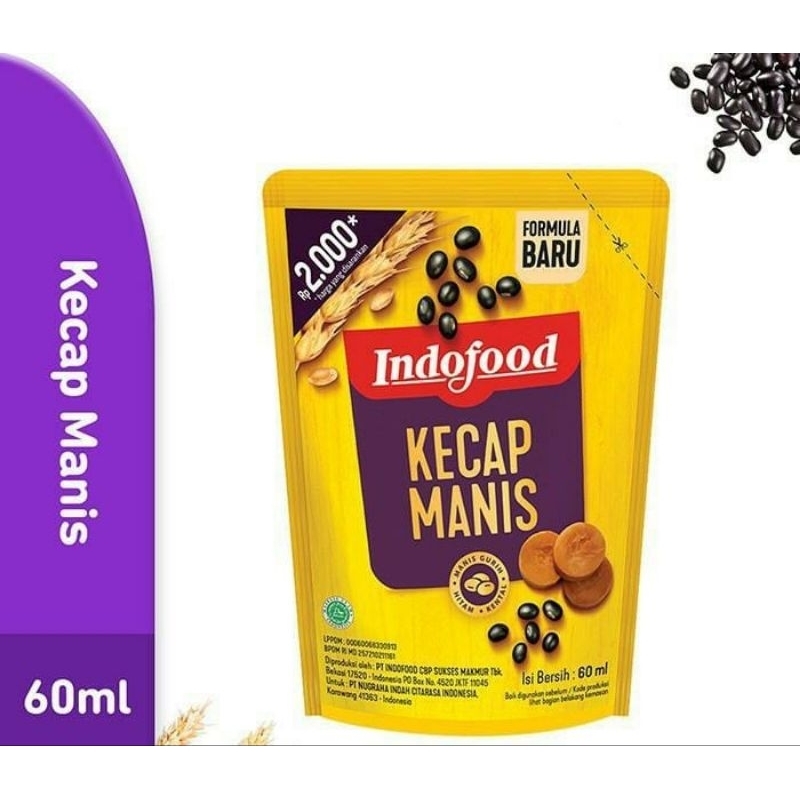 

INDOFOOD Kecap manis refil 77g per ikat ( 1 ikat isi 9 )
