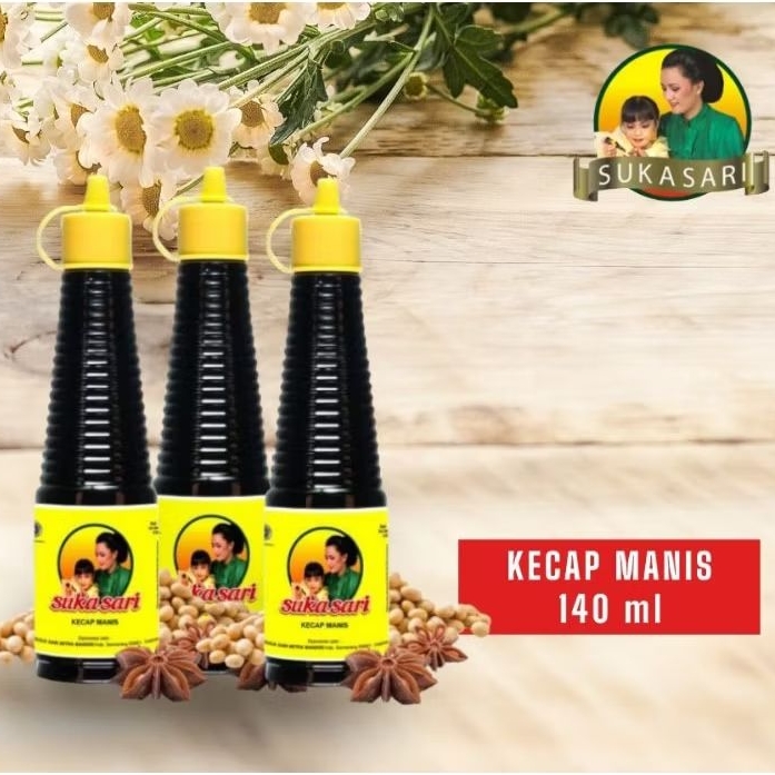 

KECAP MANIS SUKASARI, Kemasan Botol, 140ml.