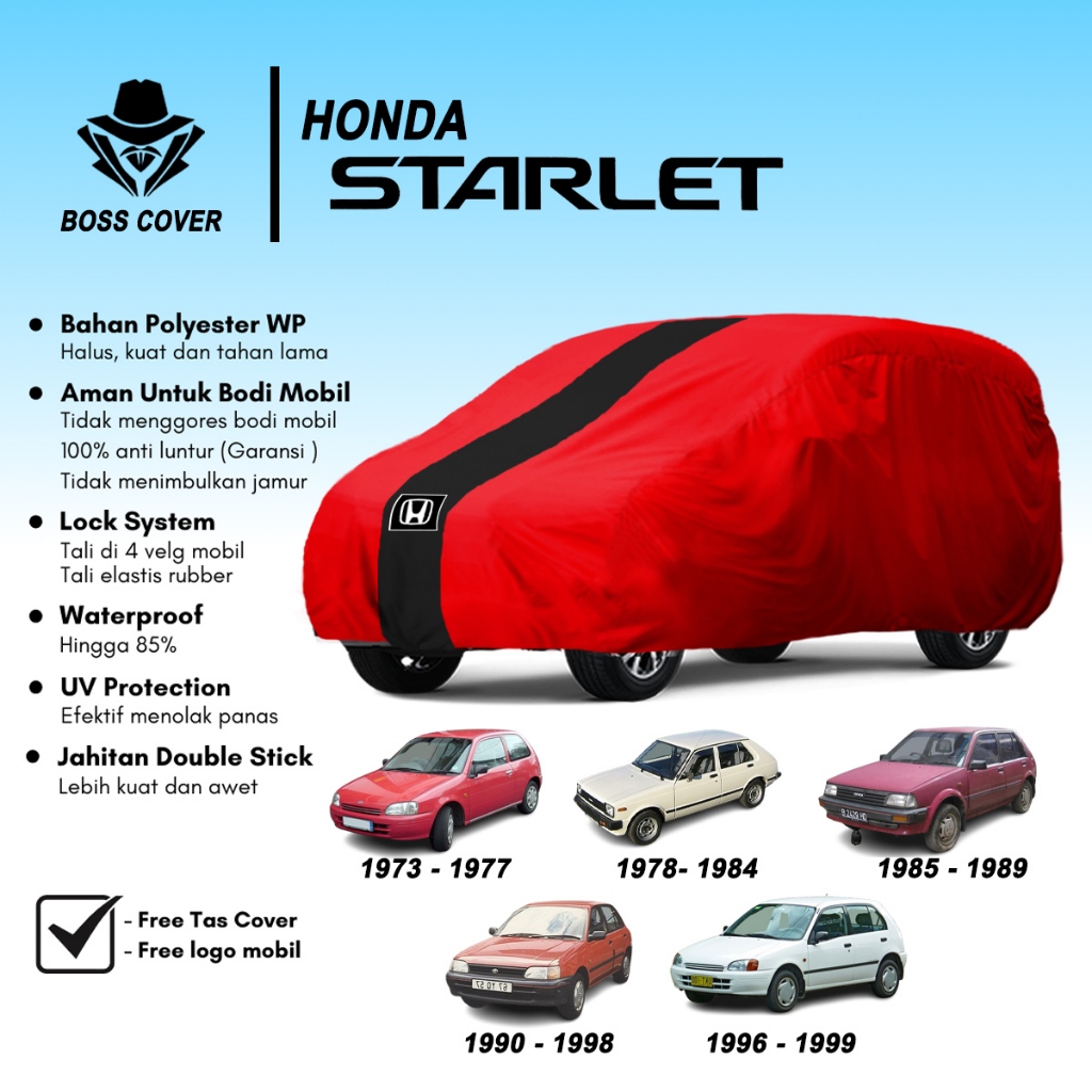 Body Cover Sarung Mobil Toyota Starlet - Boss Cover