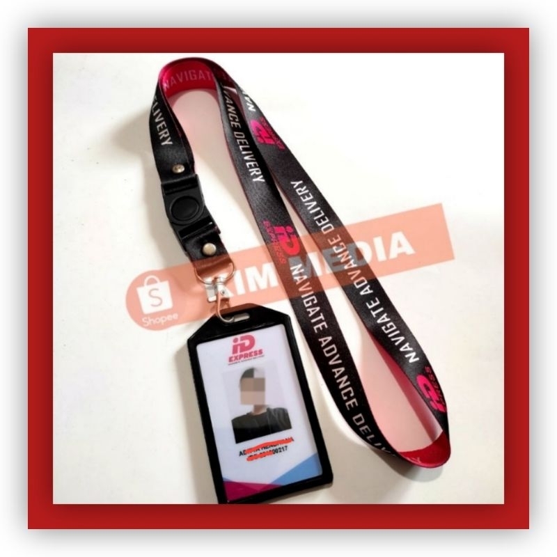 (READY STOK) Tali IdCard ID Express || Lanyard idcard ID Express satuan ecer