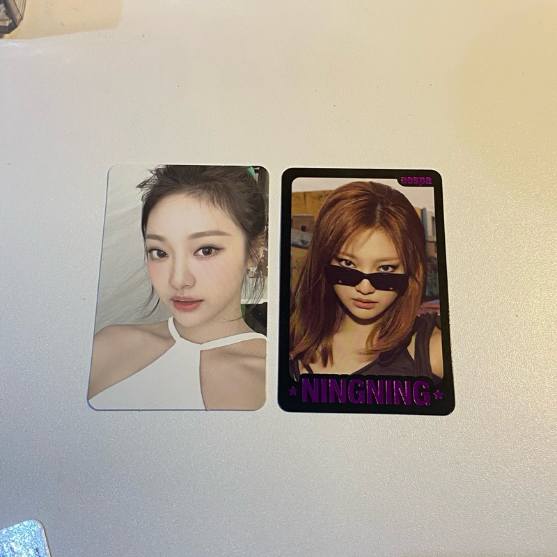 [READY STOCK] OFFICIAL PHOTOCARD AESPA Drama My World SG24 winter ningning karina giselle
