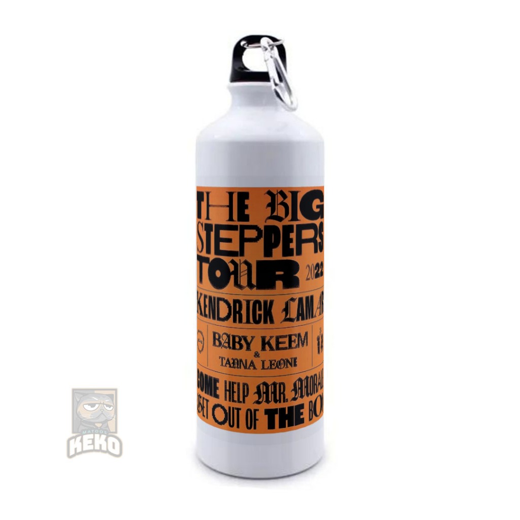 Botol Gambar | Botol Anak | Botol Hadiah | Botol Lucu Kendrick Lamar Big Steppers tour 2022 masmei
