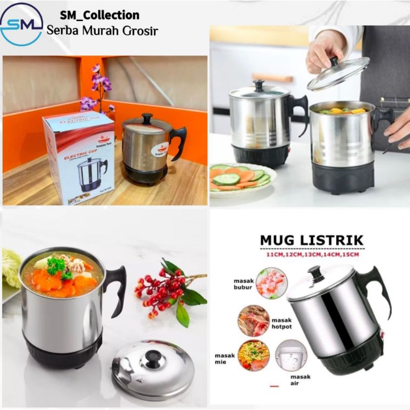mug elektrik/Teko Stenlis/Mug Stenlis/Mug Serbaguna/teko listrik/eskan listrik/mug stenlis