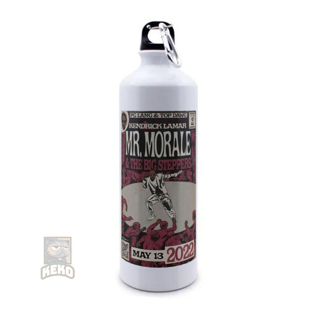 Botol Gambar | Botol Anak | Botol Hadiah | Botol Lucu Lamar Mr.Morale & The Big Steppers