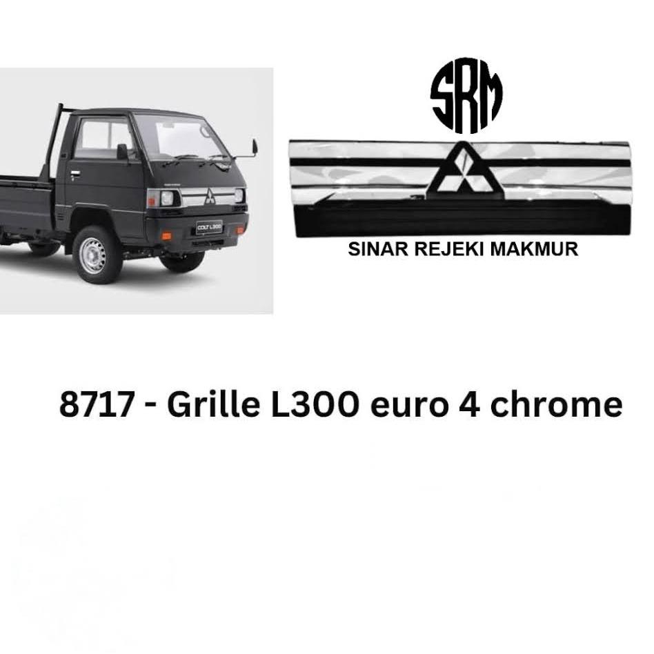 FRONT GRILL DEPAN COLT L300 EURO 4 CHROME 2007- 2022 2023 2024 2025 2026