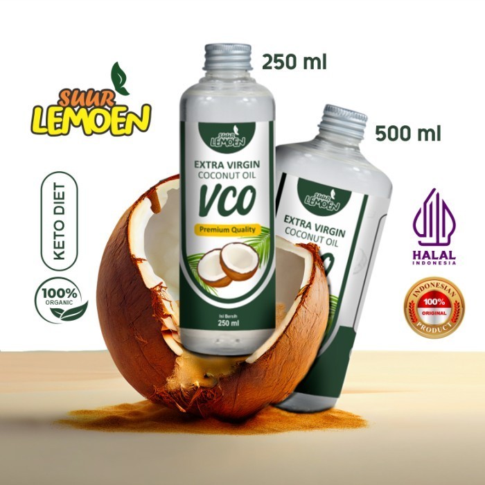

Extra Virgin Coconut Oil 500ml - Minyak Kelapa Murni VCO 5O0 ML organik Premium BY Suur Lemoen