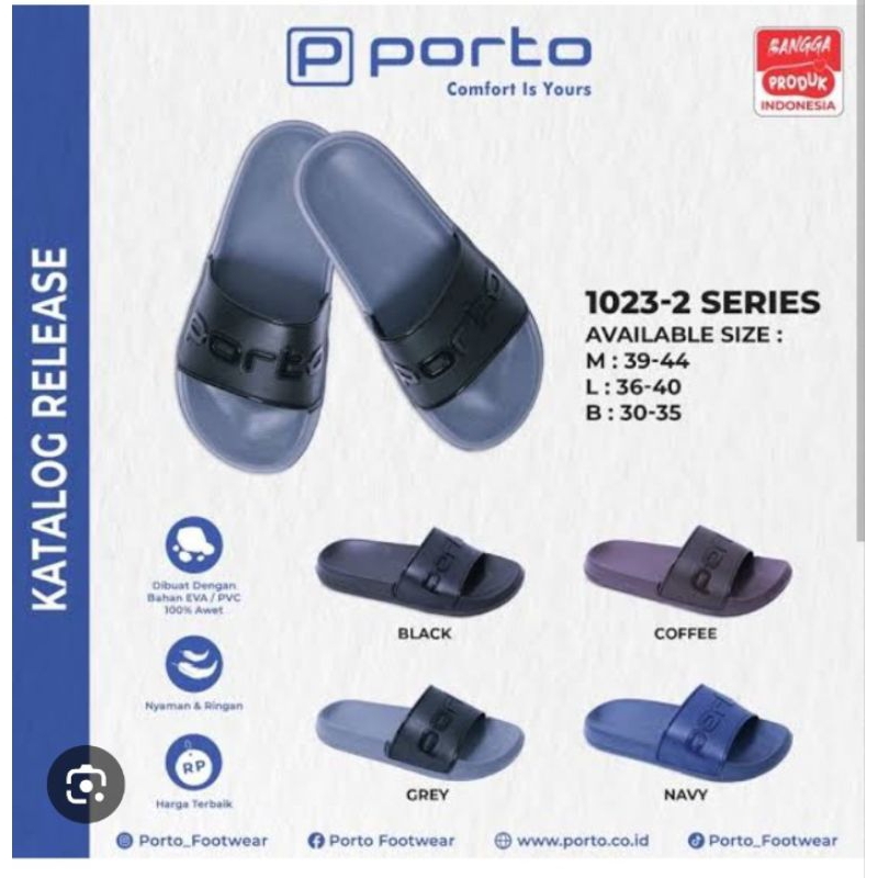 Sandal porto selop pria