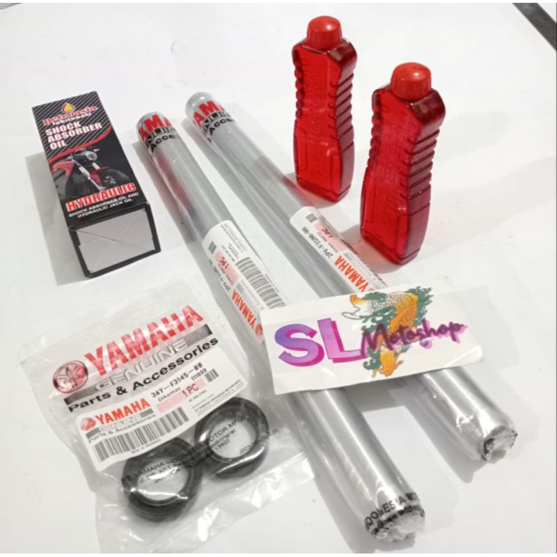 paket as shock depan Yamaha MX king ( as ,seal shock dan oil shock satu pasang)