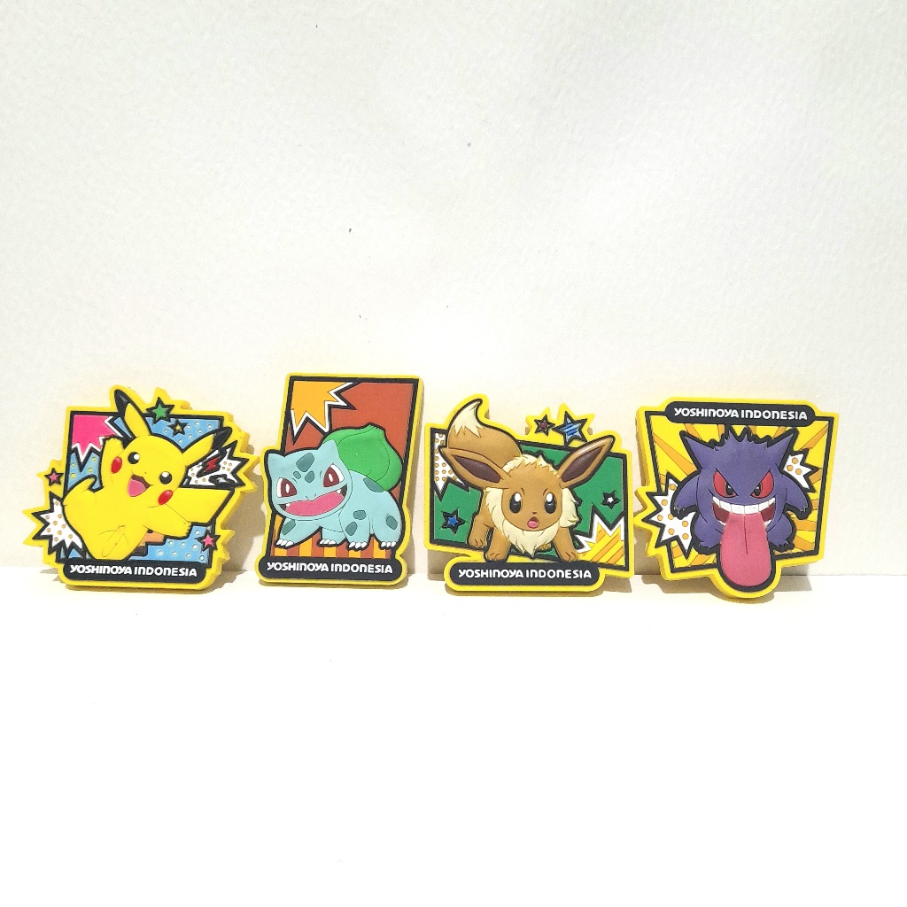 Fridge Magnet Pokemon x Yoshinoya Indonesia (preloved)