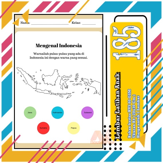 

Latihan soal anak belajar ujian usia dini kelas 1 2 3 Pr SD Paud Tk TPA TKA Mengenal angka hurup abjad waktu perkalian pembagian pencocokan penjumlahan pengurangan buah tumbuhan warna gambar pansila pulau negara Vol-5