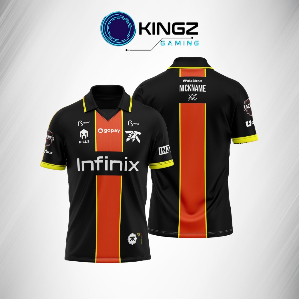 JERSEY PREMIUM FNATIC ONIC MSC IESF 2024 - FREE NICKNAME TERMURAH FNATIC ONIC