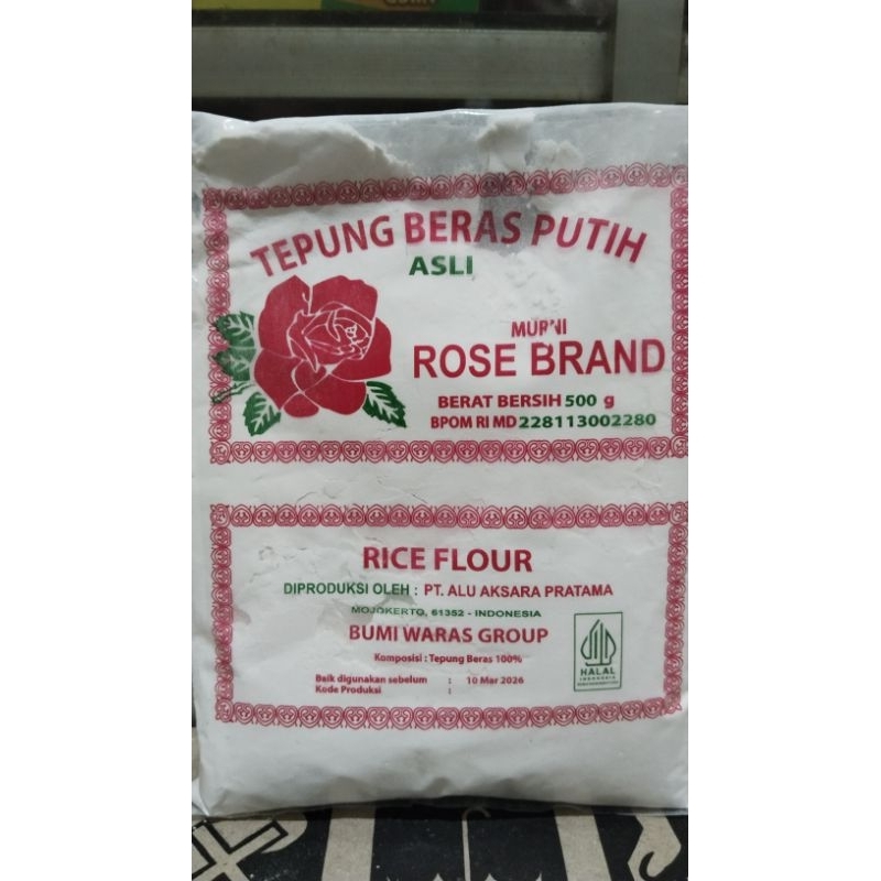 

ROSE BRAND TEPUNG BERAS PUTIH 500 GR