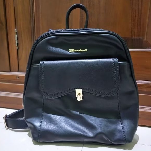 PRELOVE TAS RANSEL ELIZABETH HITAM BACKPACK BLACK