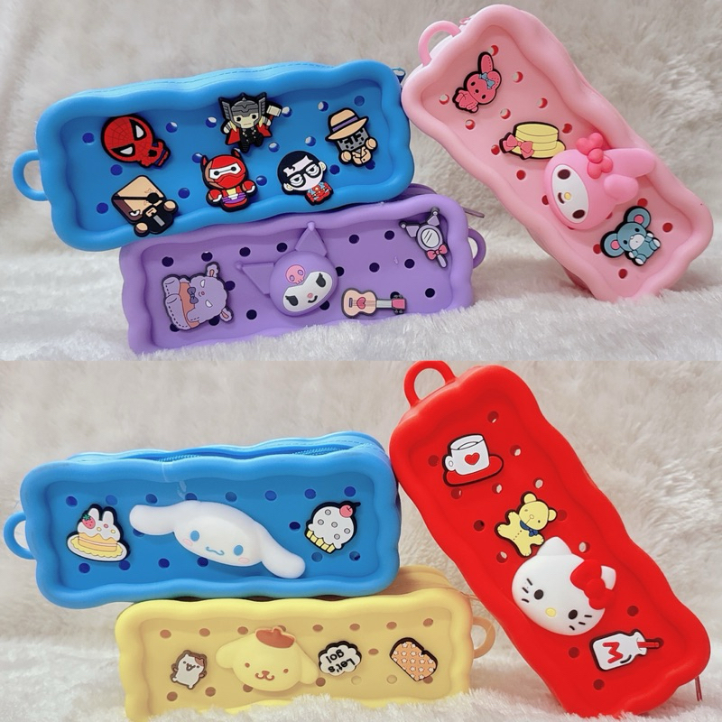 

Pencil case jelly caracter/ kotak pensil bhn karet jelly