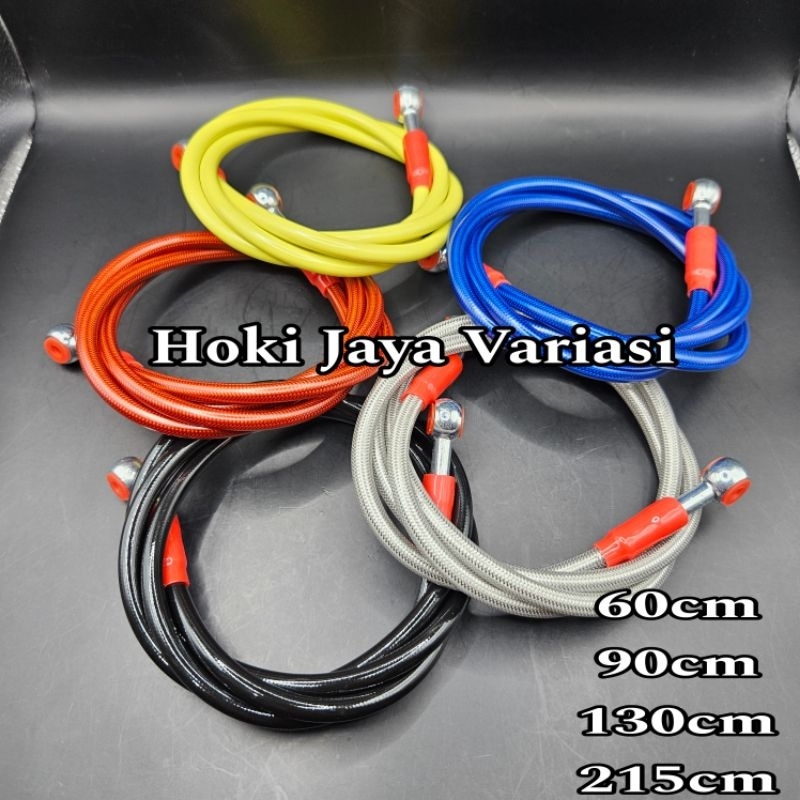 Selang Rem Depan Belakang Panjang 60cm 95cm 130cm 215cm Universal