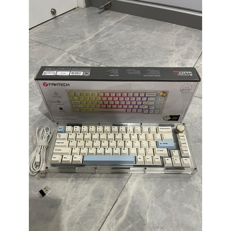 Preloved second keyboard mechanical fantech maxfit 67 mod gaming keyboard