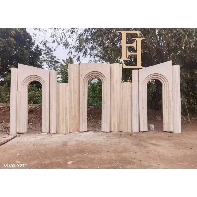 backdrop pelaminan/backdrop wedding/backdrop pernikahan/backdrop