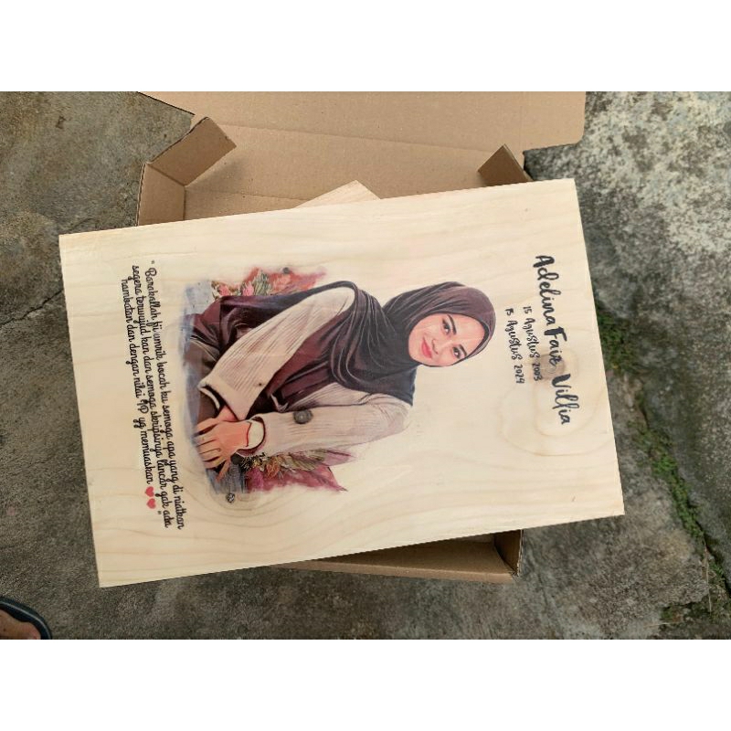 HADIAH LUKISAN, LUKISAN KAYU, KADO LUKISAN