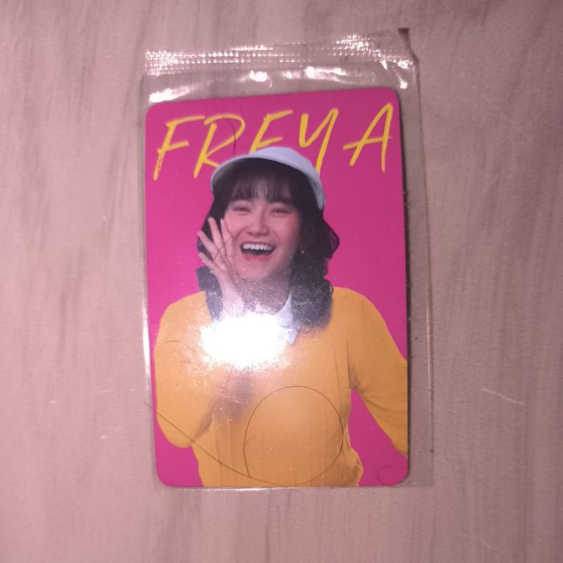 Photocard Freya JKT48 X Japota (pink)