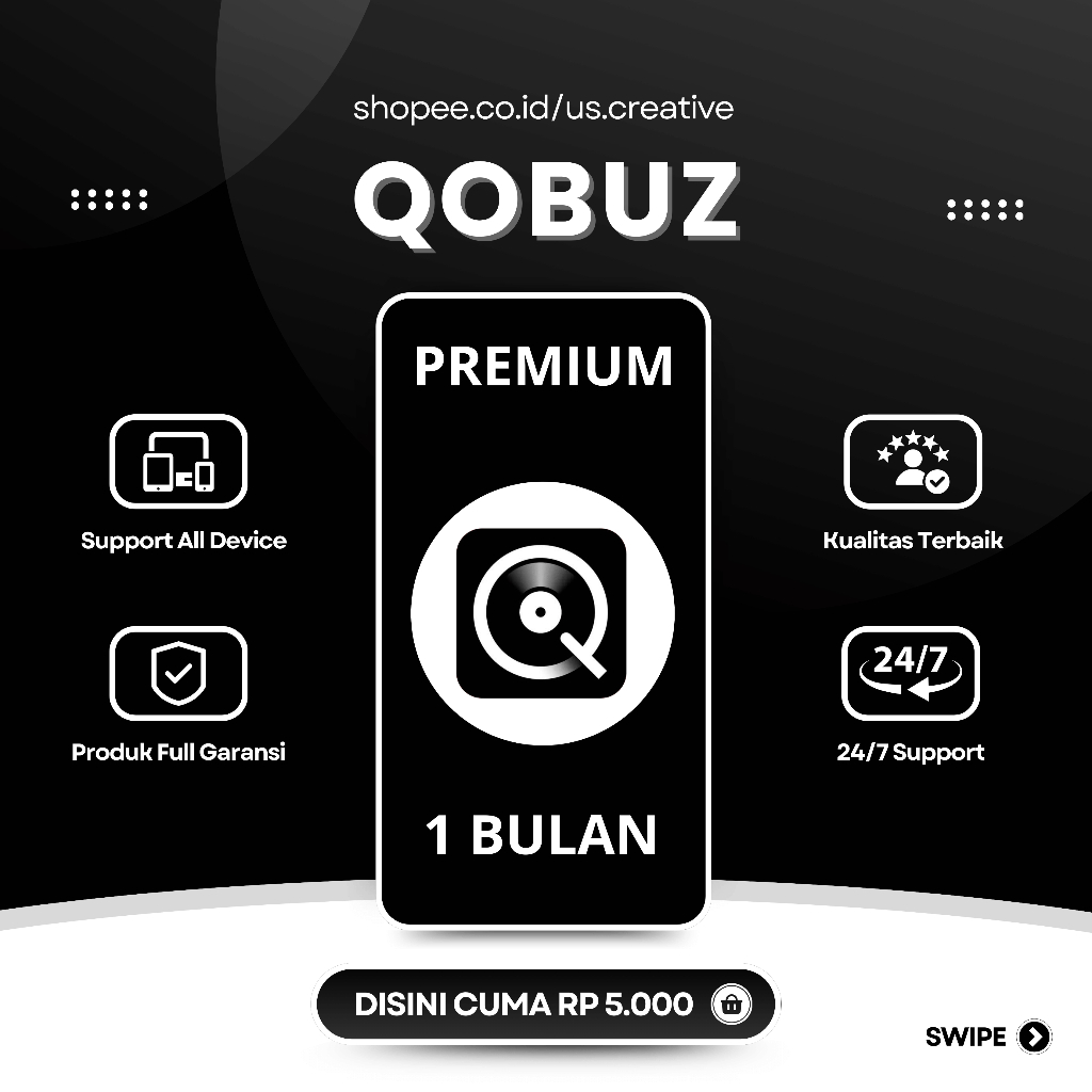 QOBUZ 1 BULAN PREMIUM