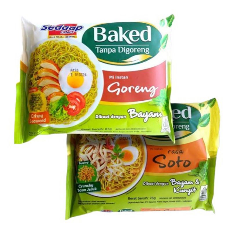 

sedaap mie baked goreng dan soto 87gr