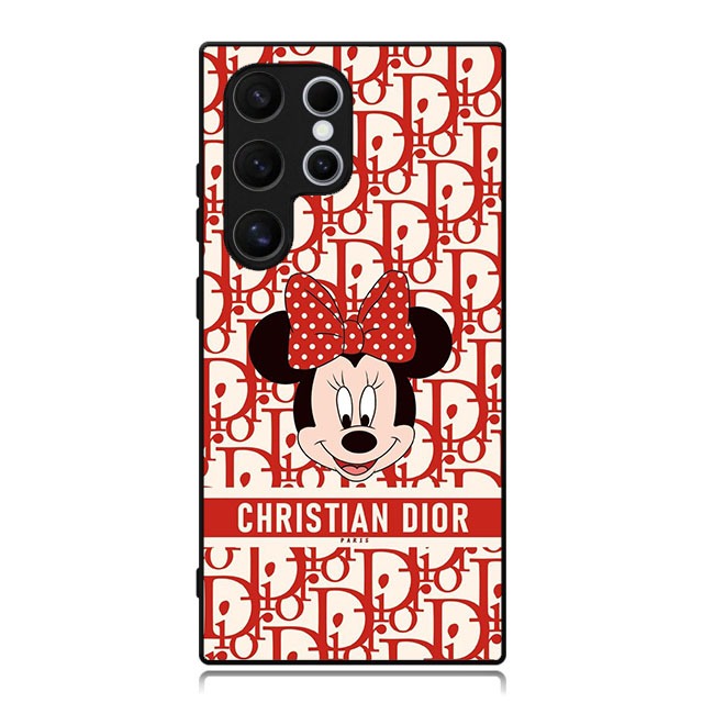 Case Samsung S25 S24 S23 S22 S21 S20 S10 S9 S8 S7 S6 Ultra Plus Fe Edge Softcase MICKEY Mouse Dior