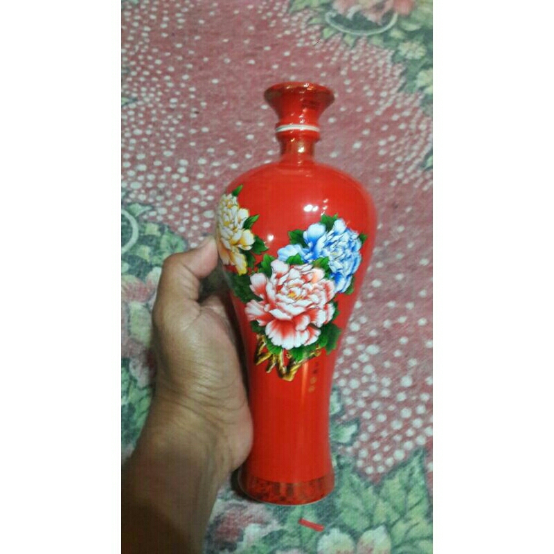 botol porselen china antik lawas