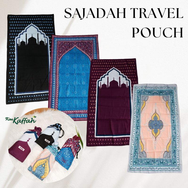 TURKEY - SAJADAH TRAVEL POUCH - Sajadah Travel Grosir - Oleh Oleh Haji Umroh - Tahlilan - Sajadah Tr