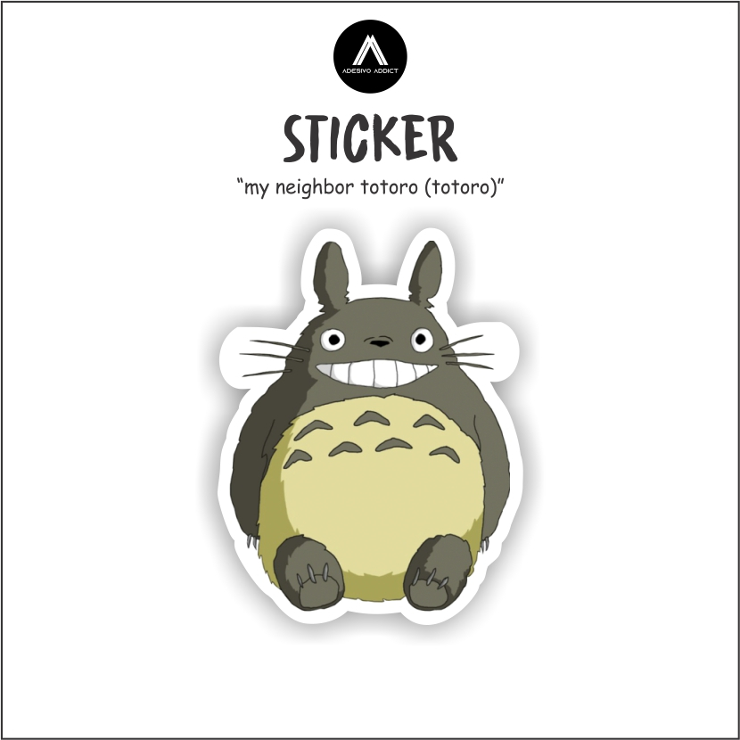 

STICKER SATUAN -GHIBLI (MY NEIGHBOR TOTORO) - STICKER AESTHETIC HELM, LAPTOP, AKSESORIS HP, ANTI AIR DAN MOTIF.
